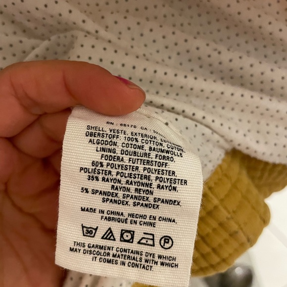 Anthropologie yellow vest - Picture 4 of 4